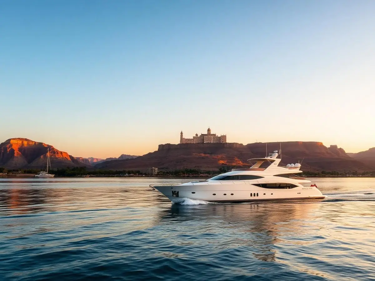 Yacht privé sur le Bouregreg